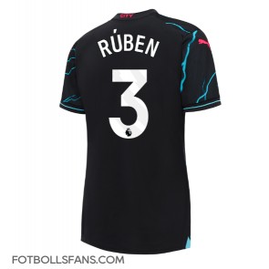 Manchester City Ruben Dias #3 Replika Tredje Tröja Damer 2023-24 Kortärmad